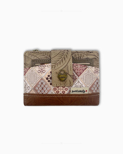 Компактно дамско портмоне с визитник Sweet Candy – Карамелена разходка