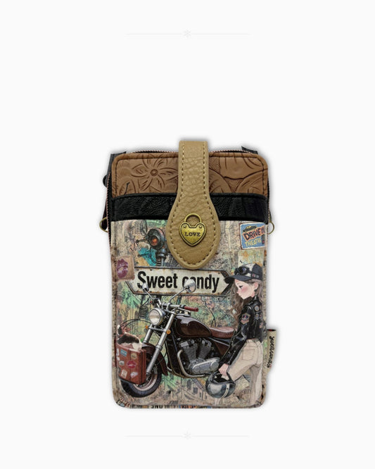 Малка чанта през рамо Sweet Candy – Черно приключение