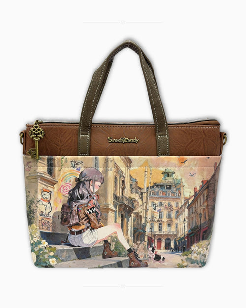 Модерна дамска чанта Sweet Candy – Карамелена разходка